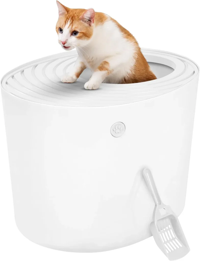 Los 10 Mejores Areneros para Gatos 2025: Guía Definitiva de Compra 4 IRIS Top Entry Cat Litter Box IRIS Top Entry Cat Litter Box
