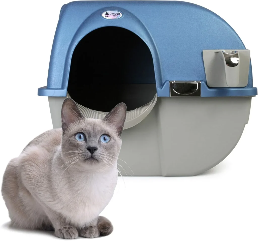 Los 10 Mejores Areneros para Gatos 2025: Guía Definitiva de Compra 10 Omega Paw Self Cleaning Litter Box Omega Paw Self-Cleaning Litter Box